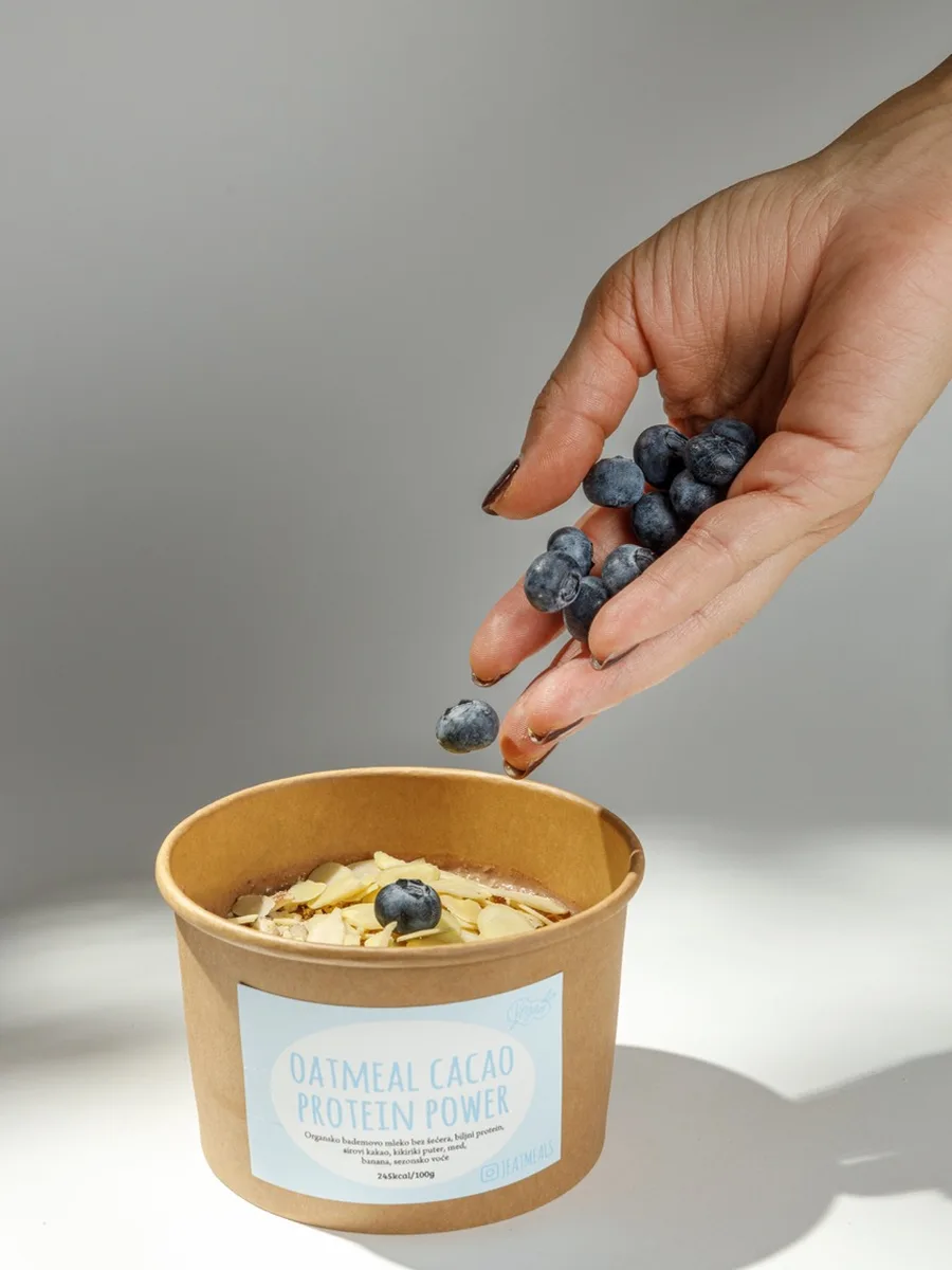 Oatmeal Cacao Protein Power sa borovnicama